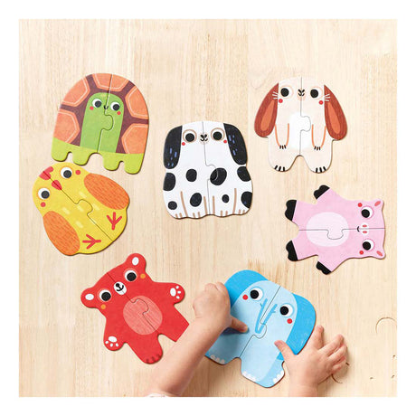 Panda bananowa - moje pierwsze puzzle - zwierzęta