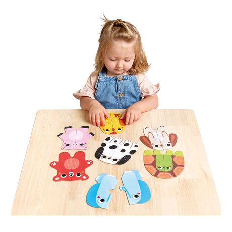 Panda bananowa - moje pierwsze puzzle - zwierzęta