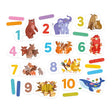 Panda bananowa - puzzle z numerkami - 20 sztuk.
