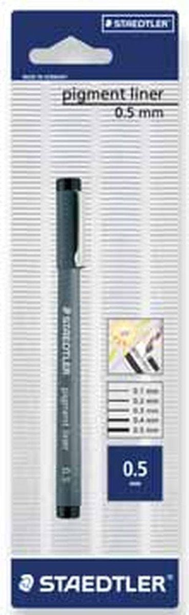 Cienkopis pigmentowy Staedtler - blister 0,5 mm czarny