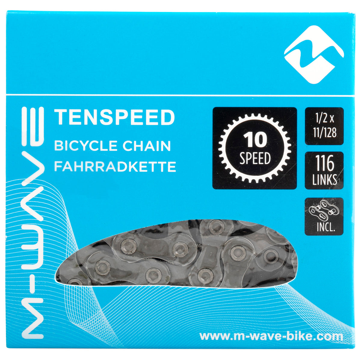 Naszyjnik M M-Wave KMC 10 Prędkość 1 2x11 128 116 Schakels Blister