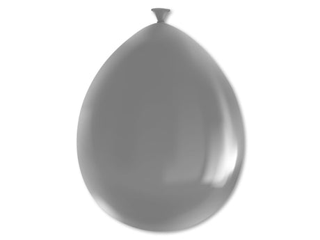 Balony na imprezę Paperdreams - srebrne metaliczne 8 sztuk 30cm