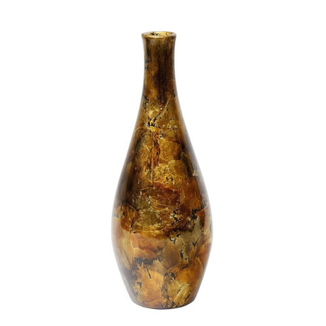 Pomysły 4 pory roku olśniewający wazon miedziany złoty ø13x35cm
