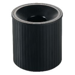 Uchwyt na spinacz do papieru helit czarny magnetyczny