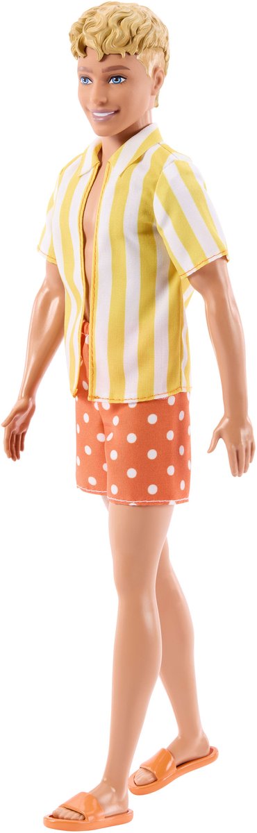 Lalka Ken w stylu fashionistek Barbie - z blond włosami na macie