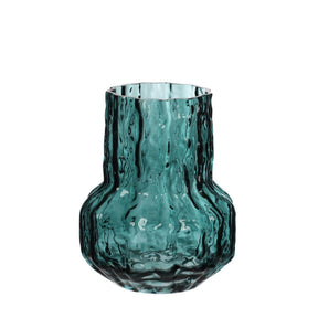 Ideas 4 seasons vaas morgan glas ø14 h.18 cm groen