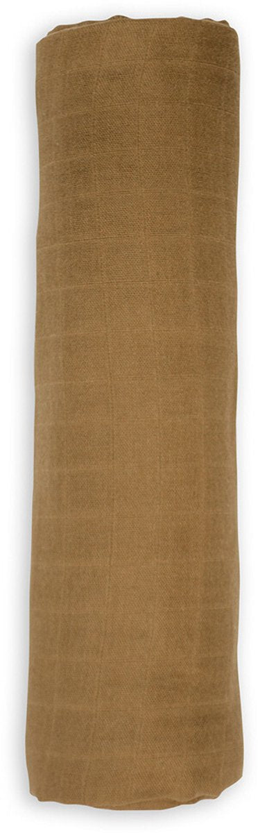 Lulujo - ściereczka hydrofilowa - otulacz - bambus - 120x120 cm -brązowy