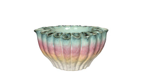 Rainbow flower bowl vase l l.36,7 x w.25 x h.20,4 cm