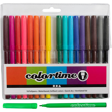 Firma Creativ https: www.cchobby.nl colortime-markers-line-thickness-2-mm-diverse-colors-18-piece-1-box-373548