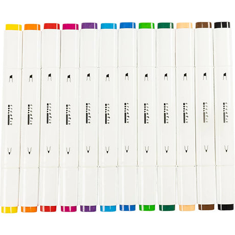 Firma Creativ https: www.cchobby.nl marker rysunkowy-grubość linii-1-8-mm-standard-kolory-12-sztuka-1-pudełko