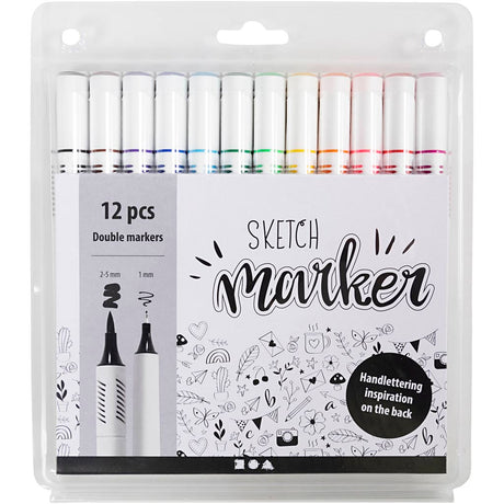 Firma Creativ https: www.cchobby.nl markery rysunkowe-grubość linii-1-2-5-mm-standard-kolory-12-sztuka-1-pudełko