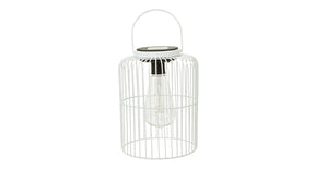 Pc. 1 solar lantern white ø 15x20.5 cm