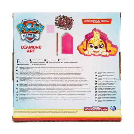 Zestaw do rękodzieła diamentowego Sambro Paw Patrol Skye - kreatywne zabawki.