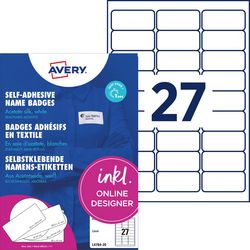 Etykiety identyfikacyjne bardzo samoprzylepne 540 etykiet