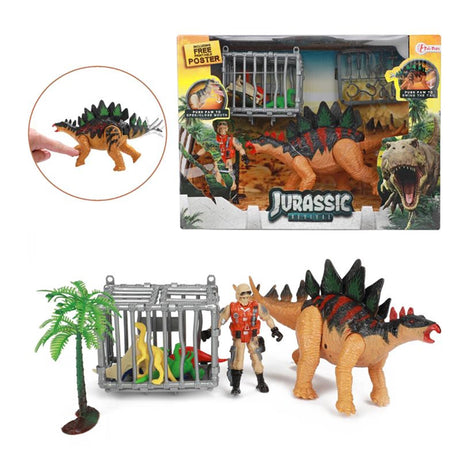 Toi-zabawki toi zabawki świat dinozaurów zestaw do zabawy stegozaur