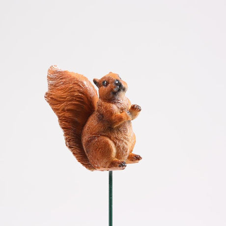 Zwierzęta wiejskie wiewiórka na patyku 8x4x6 cm