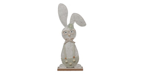 Pb. 1 felt rabbit standing green 17x5x44 cm