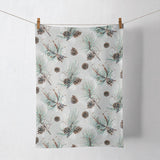 Ambiente keukendoek pine cone all over-50x70cm -100% katoen