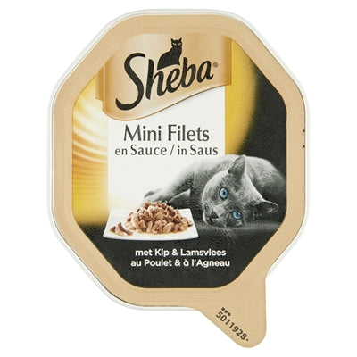 Sheba Alu Mini Fiths Chicken Lamb w sosie