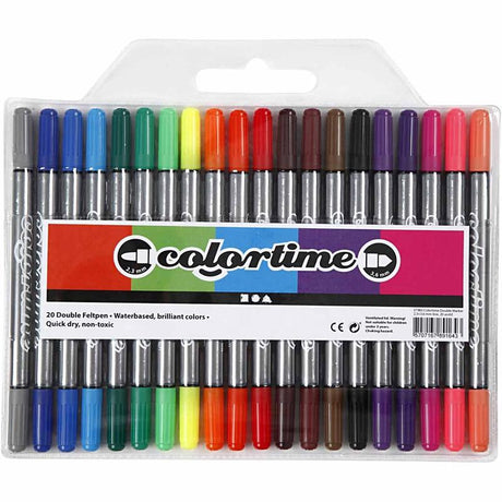 Firma Creativ https: www.cchobby.nl colortime-double-tip-line-thickness-2-3-3-6-mm-standard-colors-20-piece-1-box