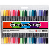 Creotime https: www.cchobby.nl colortime-double-tip-line-thickness-2-3-3-6-mm-extra-colors-20-piece-1-box