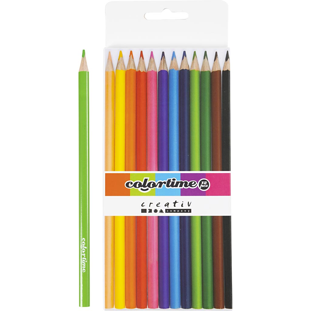 Firma Creativ https: www.cchobby.nl colortime-kolorowe-ołówki-l-17-45-cm-fill-3-mm-diverse-colors-12-piece-1-box