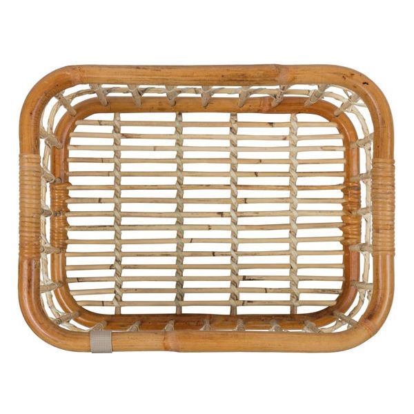 Basil Green Life - Rattan Rower Koszyk - duży - pierwszy - naturalny brąz