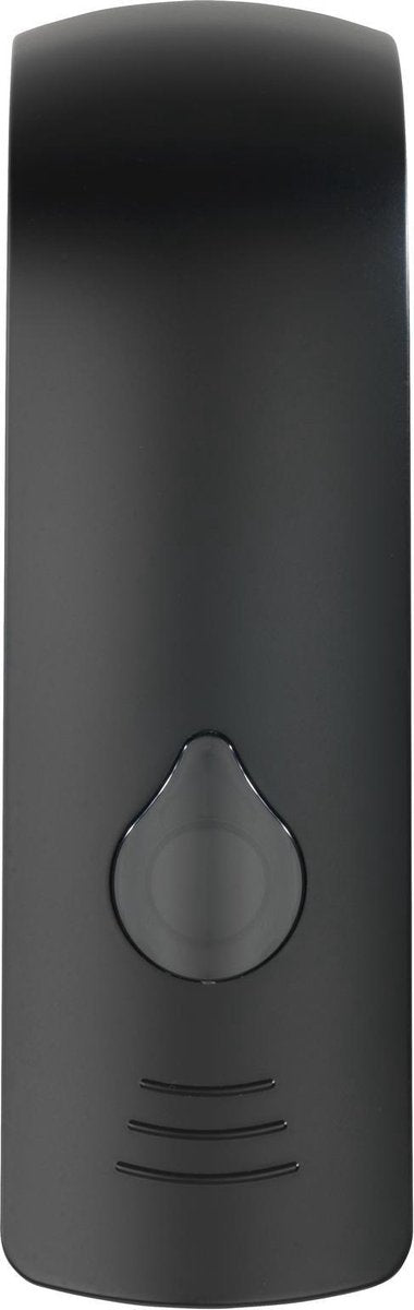 Dozownik mydła dezynfekcyjnego Wenko ranera s - 280ml plastikowy matowy czarny - montaż naścienny - pompka do mydła