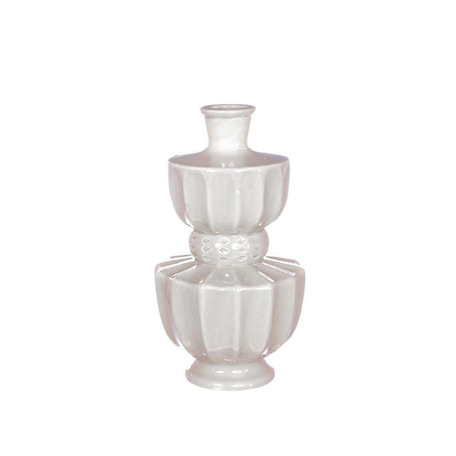 Pomysły 4 pory roku wazon Bellagio kremowy ã˜11xh20cm