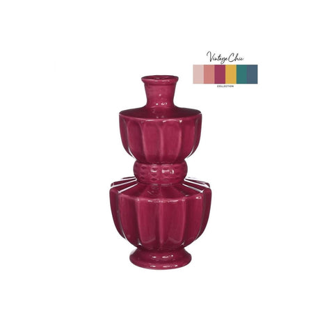 Pomysły 4 pory roku wazon Bellagio wiśnia ã˜11xw20cm