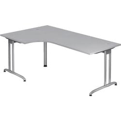 Młotek biurkowy narożny Bacha vbs82 5 melamina 200x120cm szary