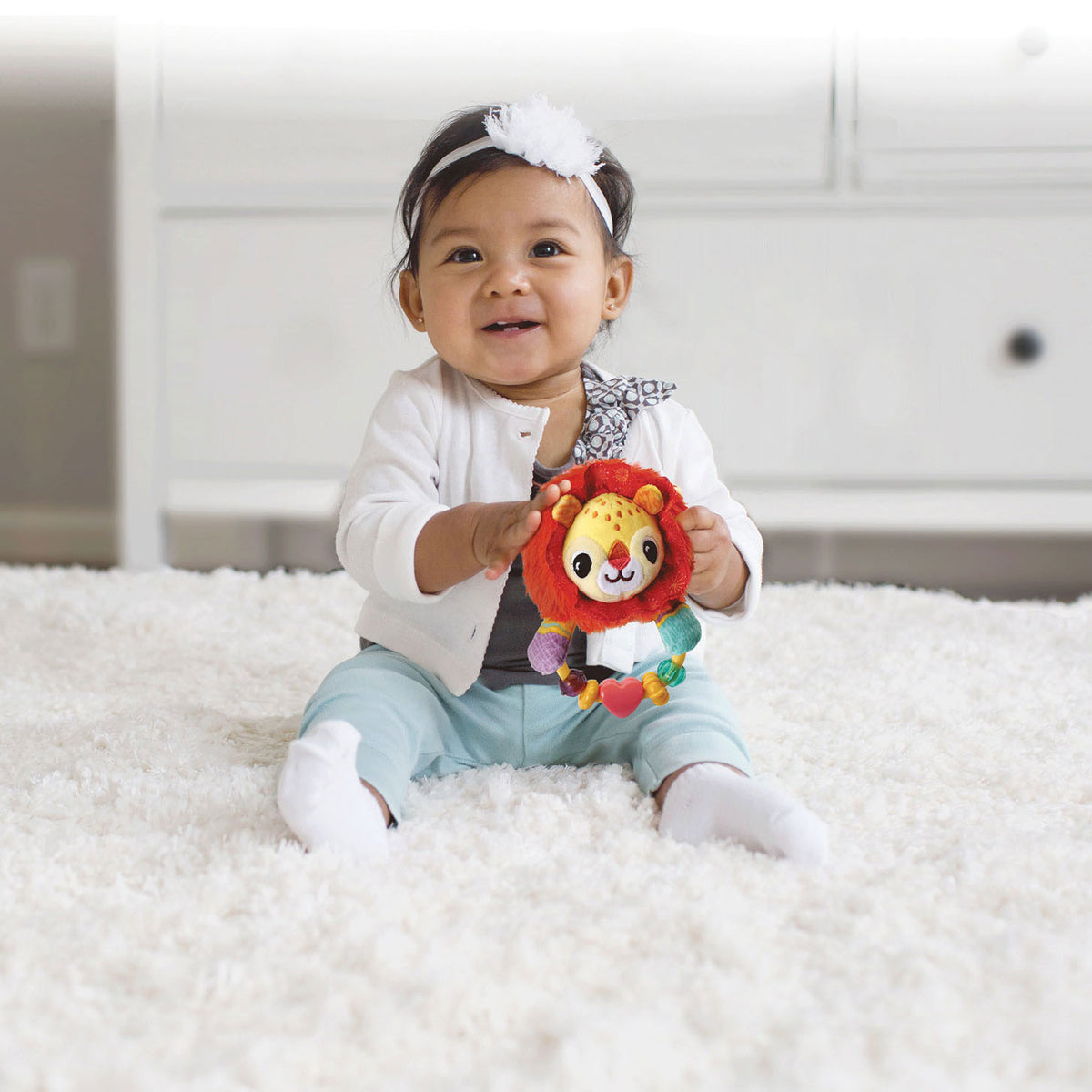 Vtech Rattle Animal Friends Lion 191 cm pluszowy czerwony