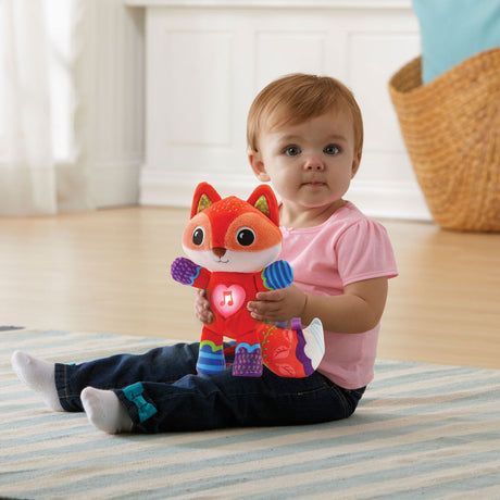 Przytulna zabawka lis Vtech Animal Friends - interaktywne centrum aktywności - edukacyjne zabawki dla dzieci - prezent - od 0 lat do 3 lat
