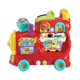 Lokomotywa do nauki jazdy samochodem Vtech - interaktywna zabawka edukacyjna - cyfry, kolory i litery - prezent - zabawki dla dzieci od 1 roku do 3 lat