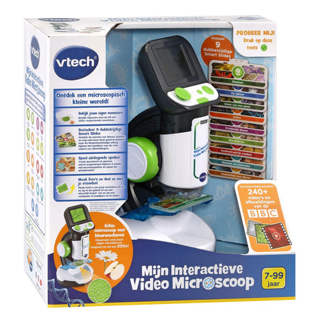 Vtech mój interaktywny mikroskop wideo dla dzieci - interaktywna zabawka edukacyjna - poznaj mikroskopijny świat - prezent - od 7 lat