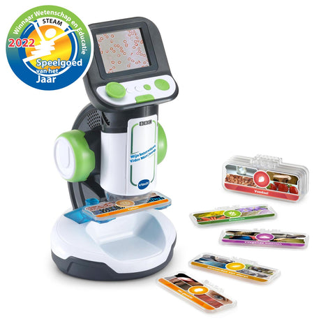 Vtech mój interaktywny mikroskop wideo dla dzieci - interaktywna zabawka edukacyjna - poznaj mikroskopijny świat - prezent - od 7 lat