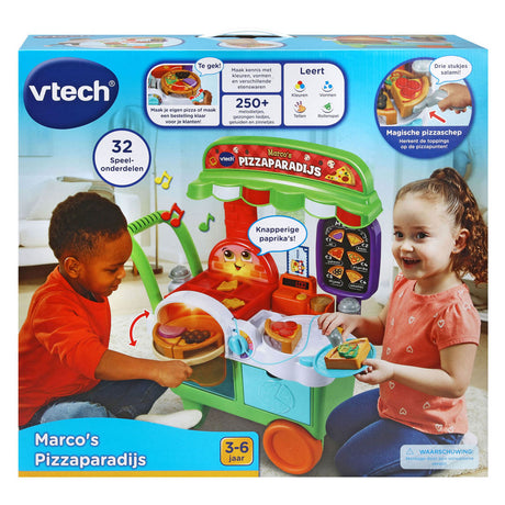 Centrum aktywności Vtech Marco's Pizza Paradise - zabawki kuchenne - interaktywne zabawki edukacyjne - prezent - zabawki dla dzieci 3 lata