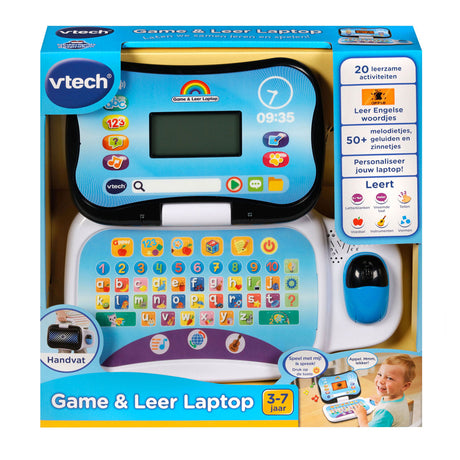 Laptop do nauki gry Vtech komputer do nauki - laptop dla dzieci - interaktywne zabawki edukacyjne - prezent - zabawki dla dzieci 3 lata