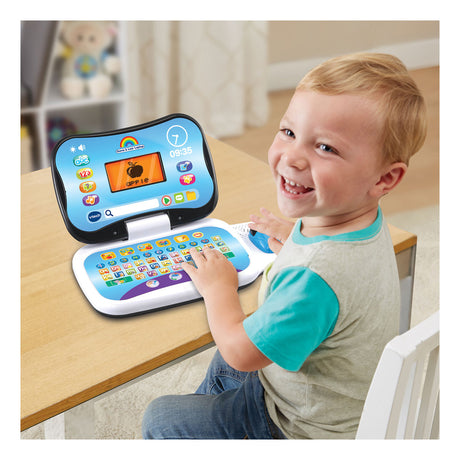 Laptop do nauki gry Vtech komputer do nauki - laptop dla dzieci - interaktywne zabawki edukacyjne - prezent - zabawki dla dzieci 3 lata