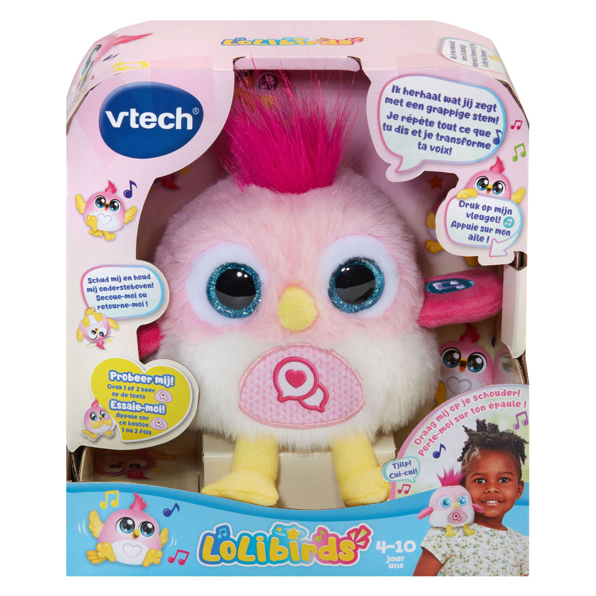 Lolibirds firmy Vtech w kolorze różowym
