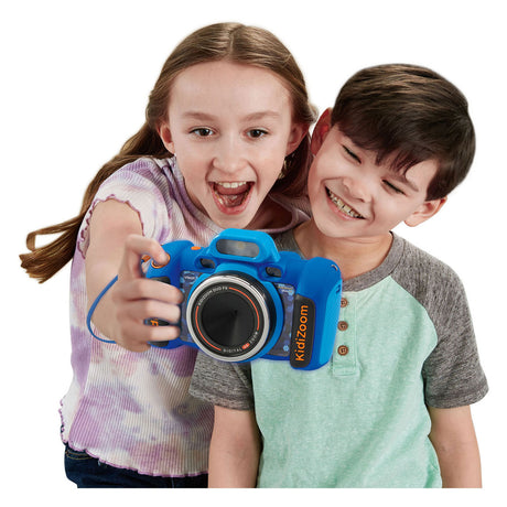 Kamera dziecięca Vtech kidizoom duo fx - zabawki interaktywne - do robienia zdjęć i nagrywania filmów - zabawki od 4 lat - niebieska
