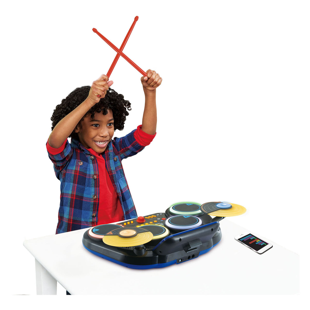 Bębny Vtech kidi DJ - zabawki interaktywne - pobudzają kreatywność - zawierają funkcję nagrywania Bluetooth - zabawki od 6 lat