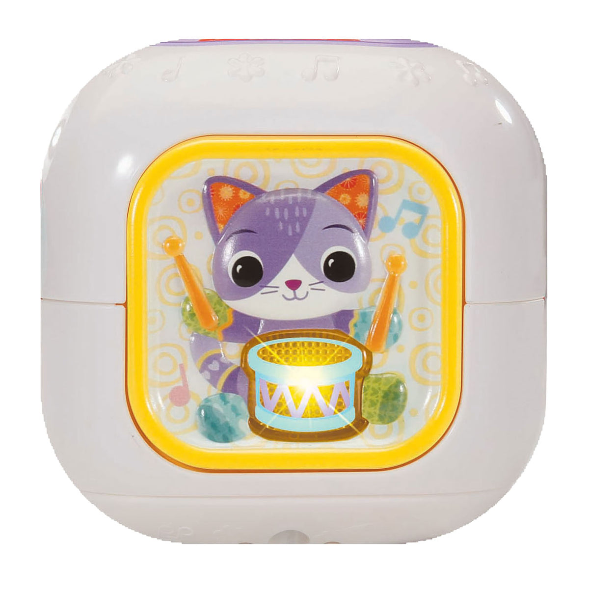 Kostka muzyczna Vtech Animal Friends - zabawki edukacyjne - ponad 80 melodii, piosenek, dźwięków i wyrażeń - zabawki od 3 miesiąca życia