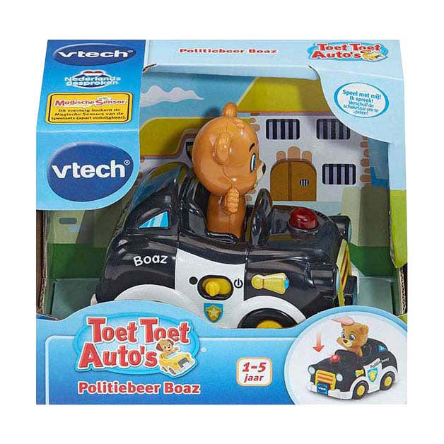 Vtech toot toot samochody - policyjny miś boaz