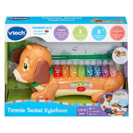 Ksylofon Vtech Timmie Jamnik ze światłem i dźwiękiem