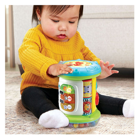 Magiczna zabawka dla dziecka w kształcie rolki tamtamowej Vtech 3 w 1