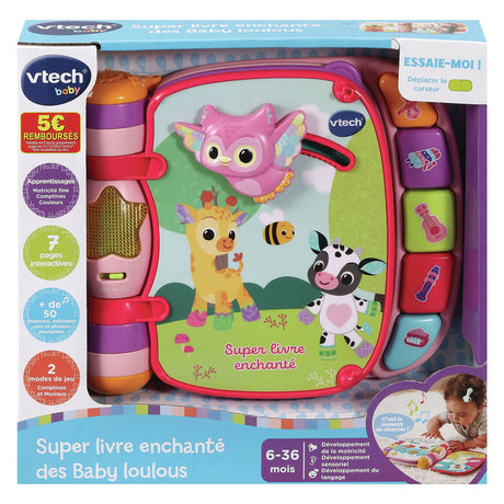Różowy śpiewnik Vtech Animal Friends