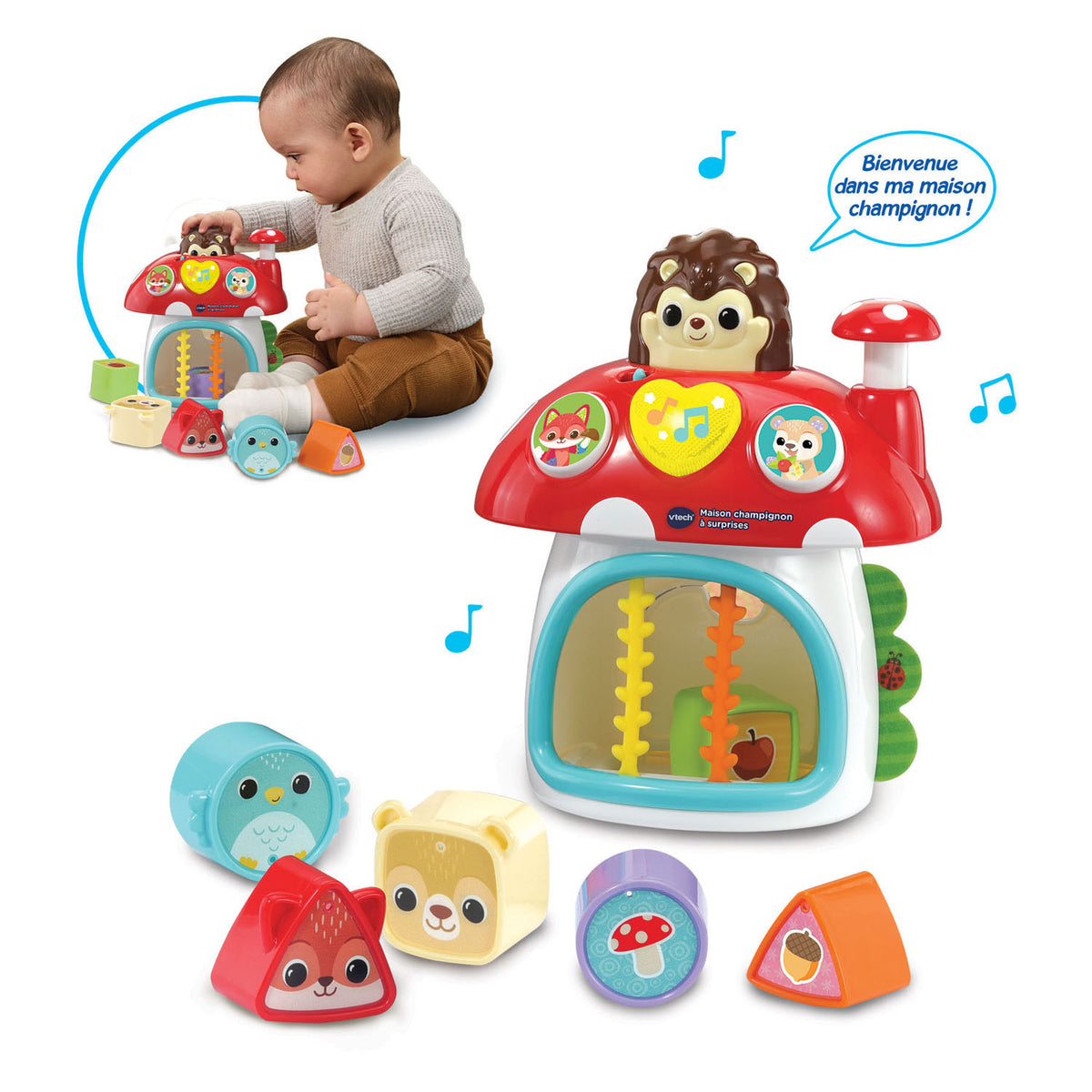 Grzyb dziecięcy Vtech z niespodziankami