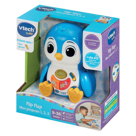 Pingwinek Vtech Baby z klapką 1-2-3