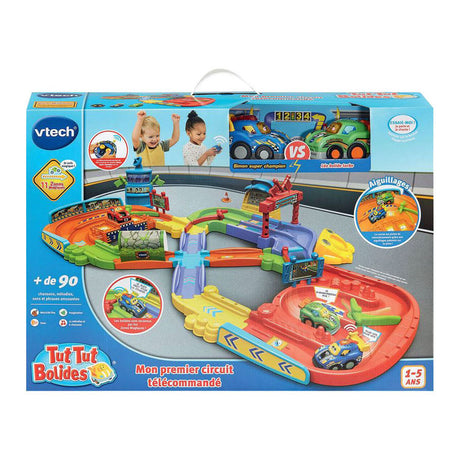 Samochody Vtech Toot Toot - mój pierwszy interaktywny tor, w tym. 2 samochody